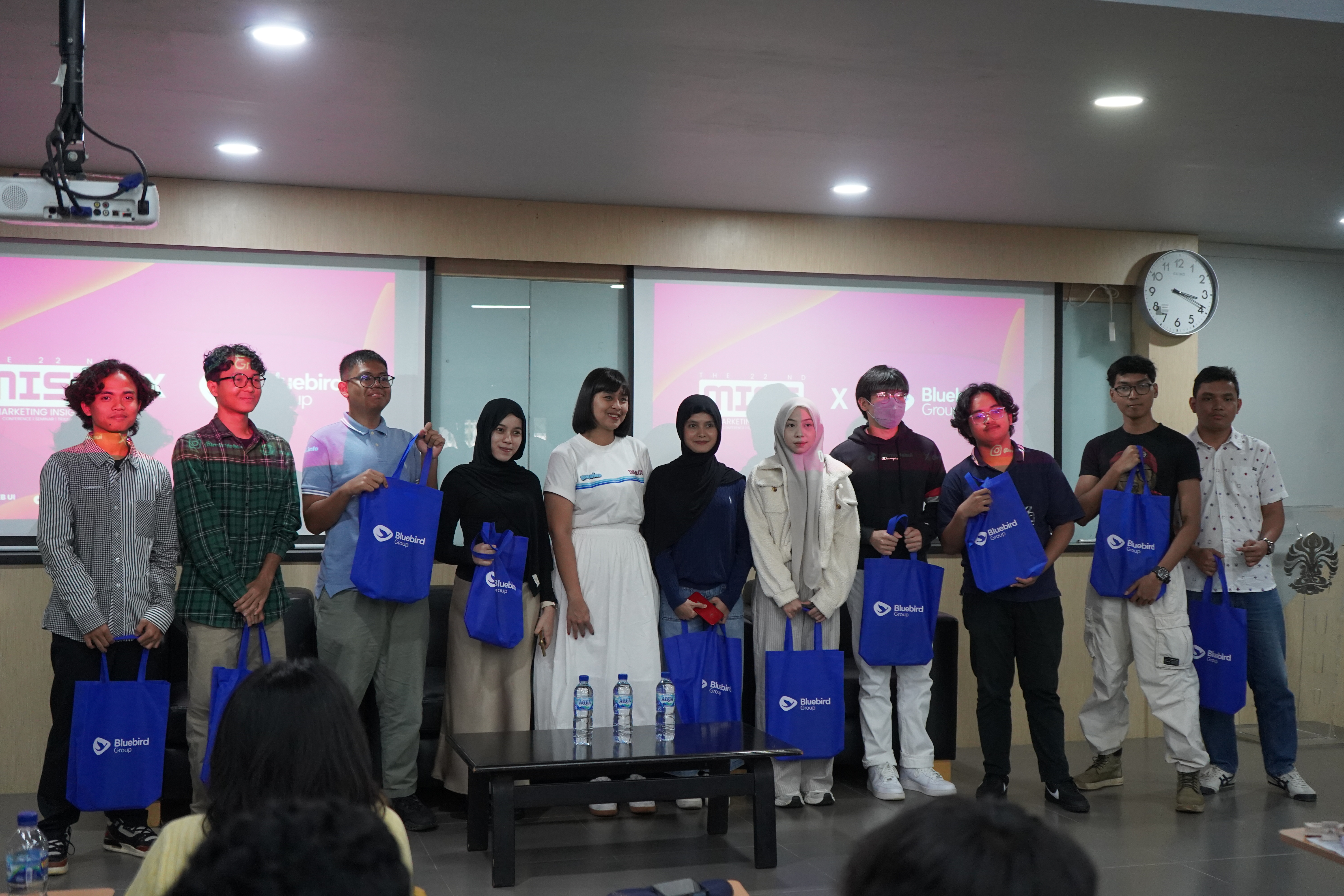 Marketing Training students